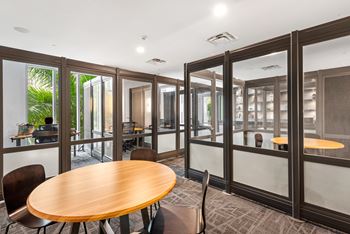 E-lounge and co-working spaces